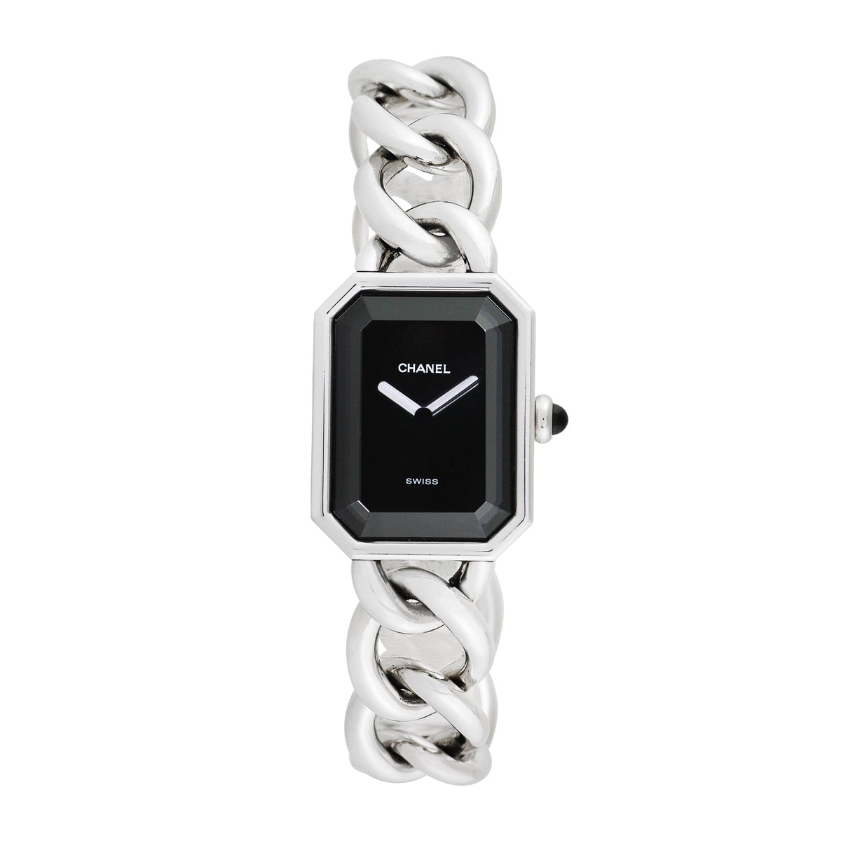 Pre-owned Chanel Women's Premiere 26mm X 20mm Stainless Steel Wristwatch - H0452