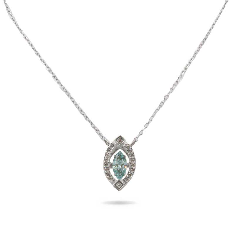Swarovski Sparkling Dance Collection Silver Crystal Glass Necklace