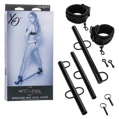 CalExotics Nocturnal Collection Spreader Bar with Cuffs
