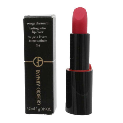 Giorgio Armani Rouge d'Armani Lasting Satin Pink Lipstick 514 Eccentrico