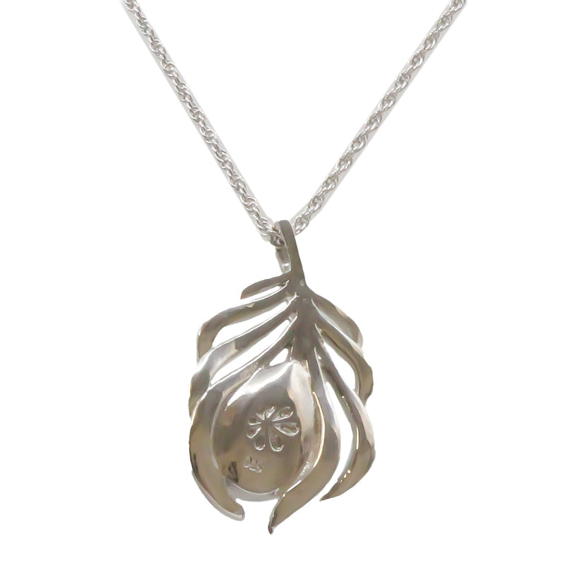 Larimar Stone Sterling Silver Willow Necklace By Marahlago