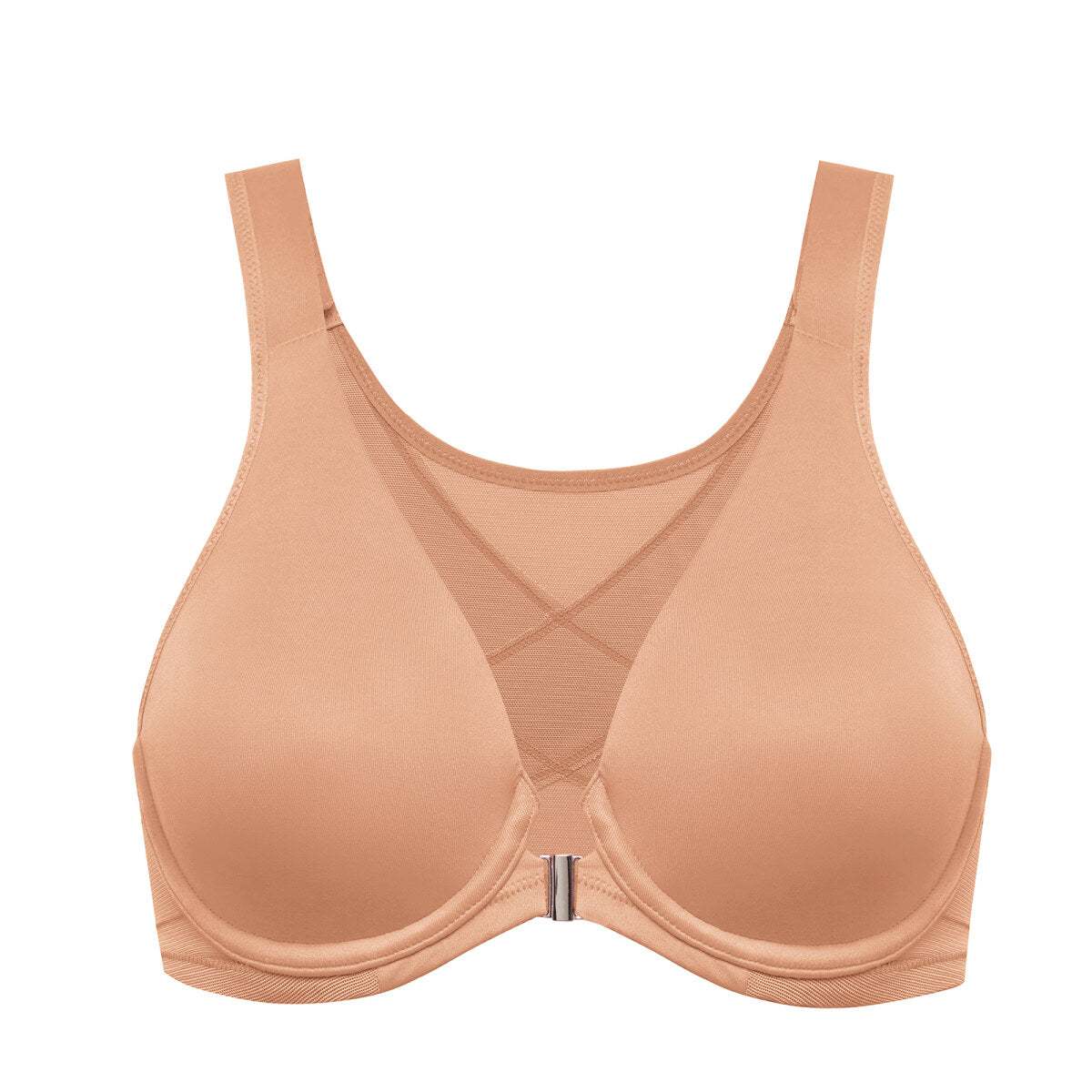 Front Closure Posture Support Underwire Plunge Bra