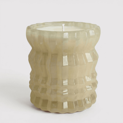 Auden Lueur Non-Toxic Candle in Textured Glass Vessel