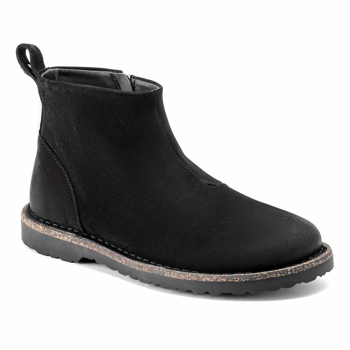 Birkenstock Women's Melrose Suede Leather Black Booties