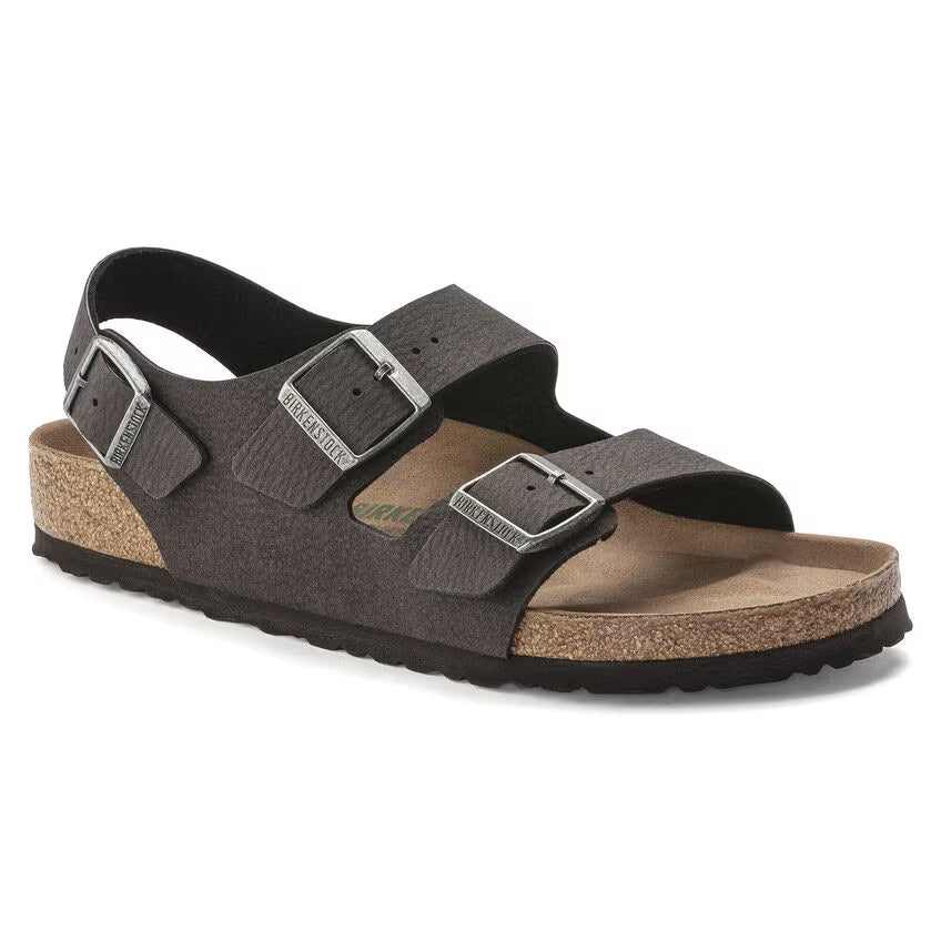 Birkenstock Milano Vegan Micro Fibre Desert Dust Black