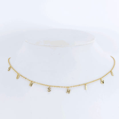 Gold Over Sterling Silver Pearl Sunshine Necklace with 18" Chain