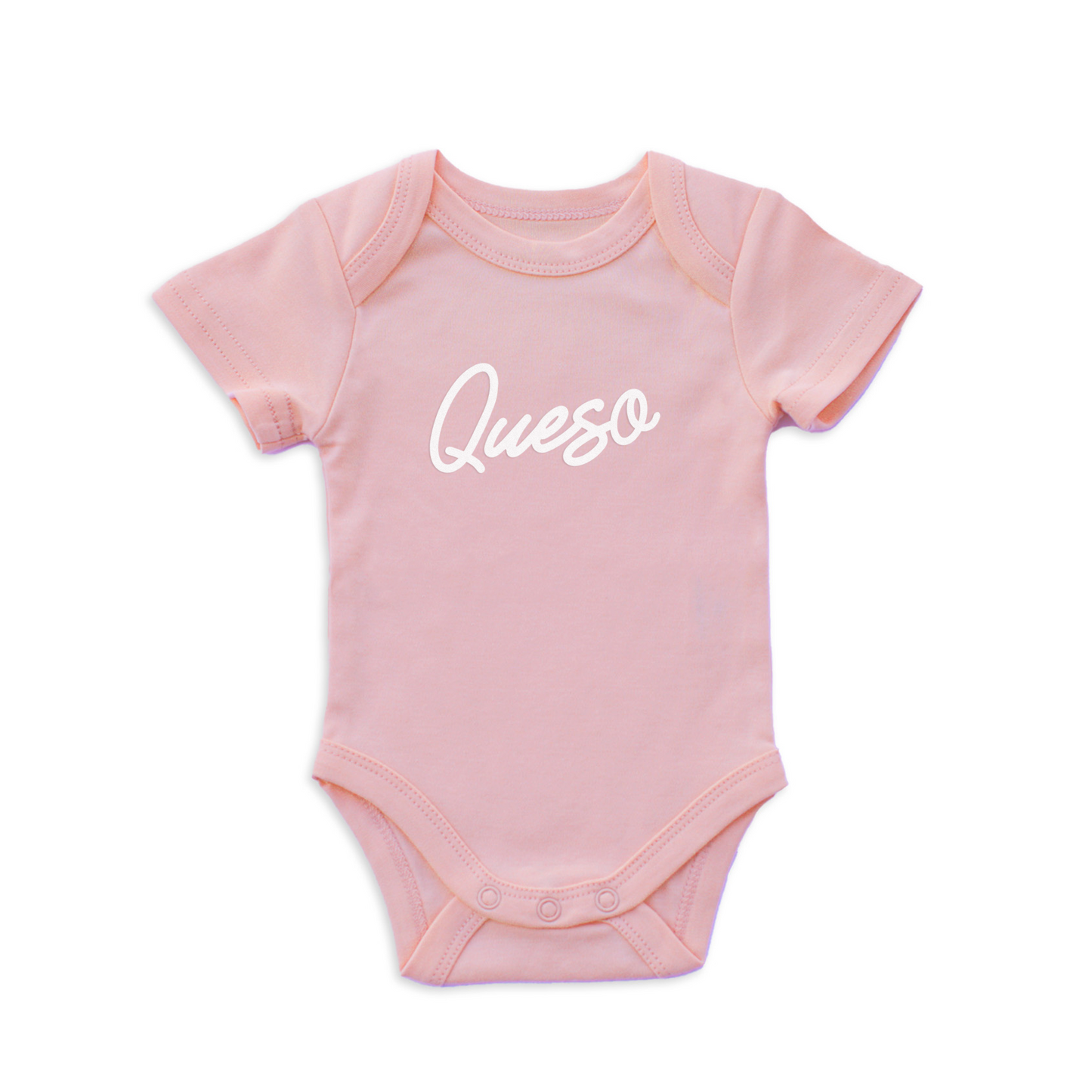 Frankie Jean Queso Cursive Onesie