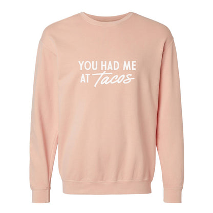 Frankie Jean You Had Me At Tacos Washed Sweatshirt