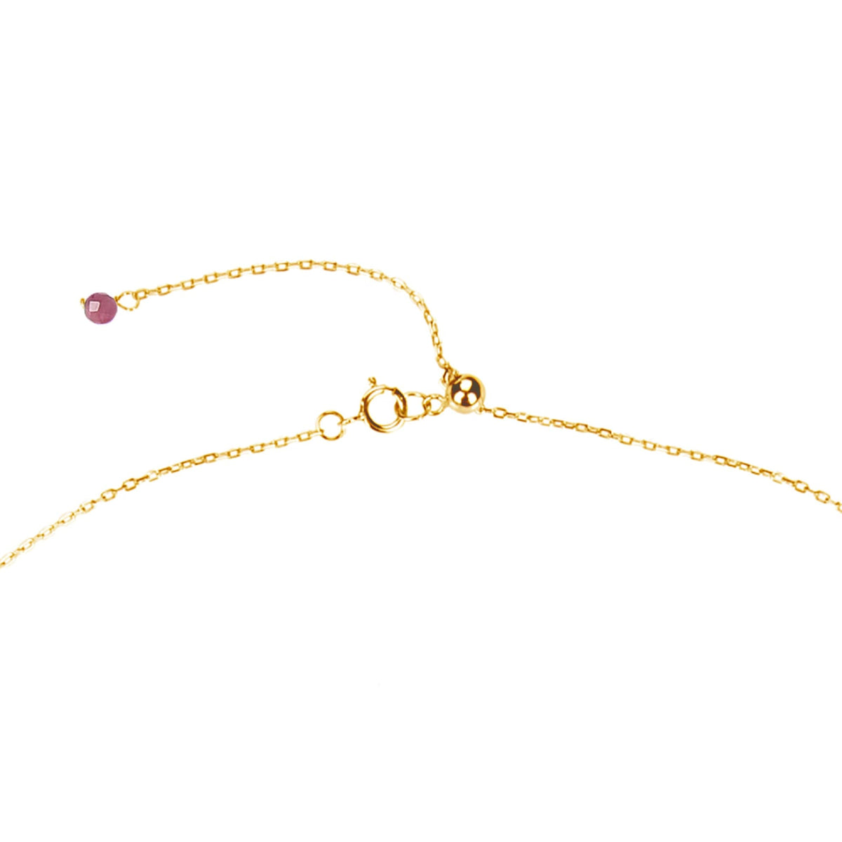 Beaded 18K Plated Sterling Silver Freshwater Pearl and Natural Pink Tourmaline Necklace
