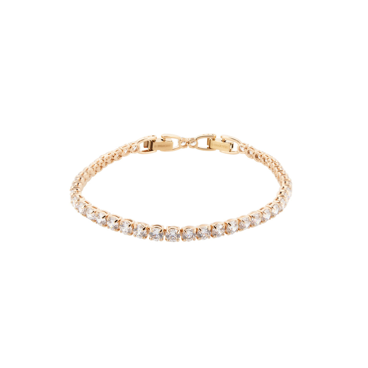 Swarovski Rose Gold Plated White Tennis Bracelet 5492235