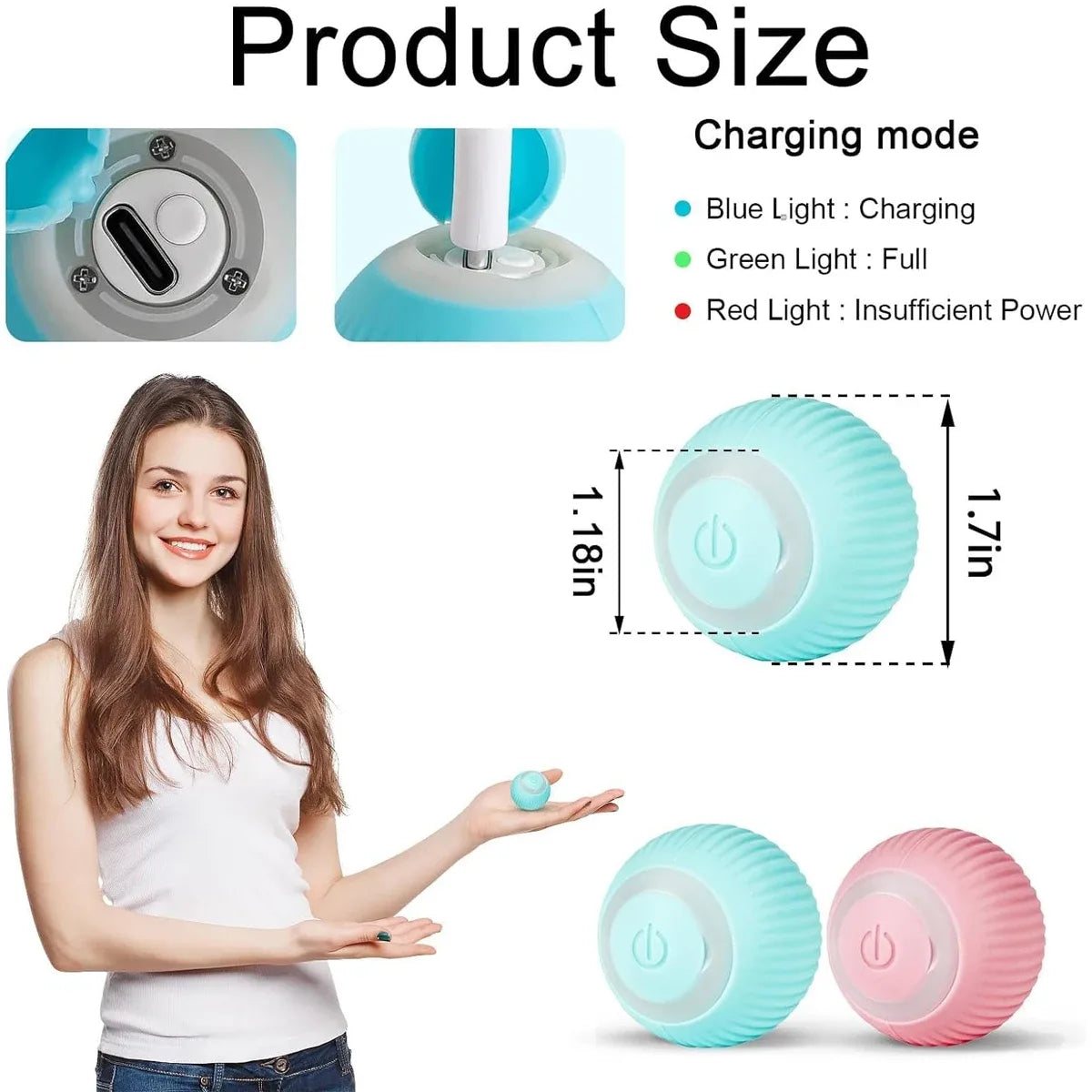 Automatic Cat Toy Ball