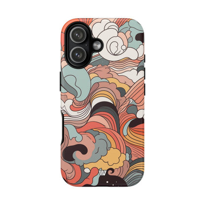 ABSTRACT DOODLE CLOUDS | Tough Phone Case