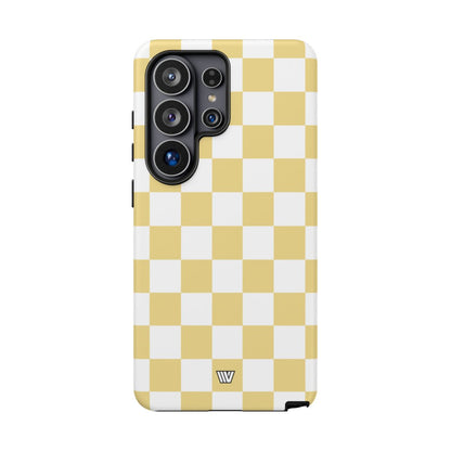 BANANA YELLOW CHECKERBOARD | Tough Phone Case