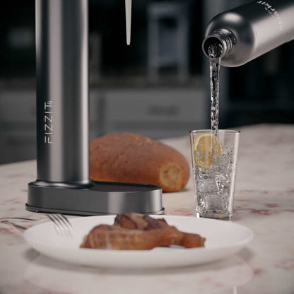 Fizzit™ Spärklï Carbonated Water Soda Maker with Stainless Steel Bottle – Dishwasher Safe Bottles - Sparkling Water Maker