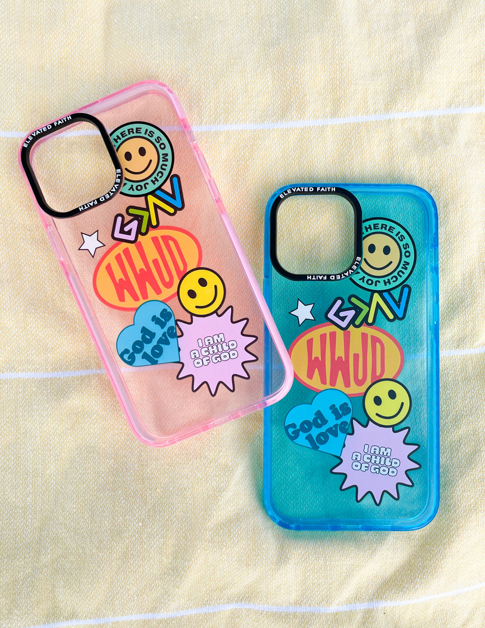 Elevated Faith Pink Sticker Collage Phone Case