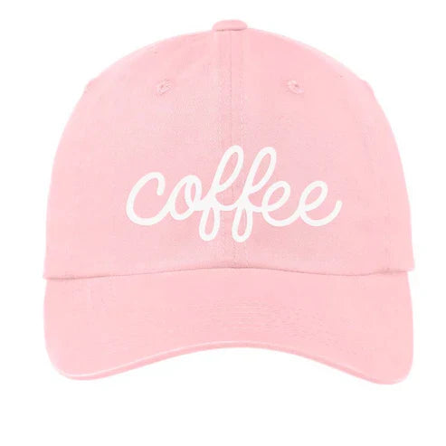 Coffee Cursive Baseball Cap