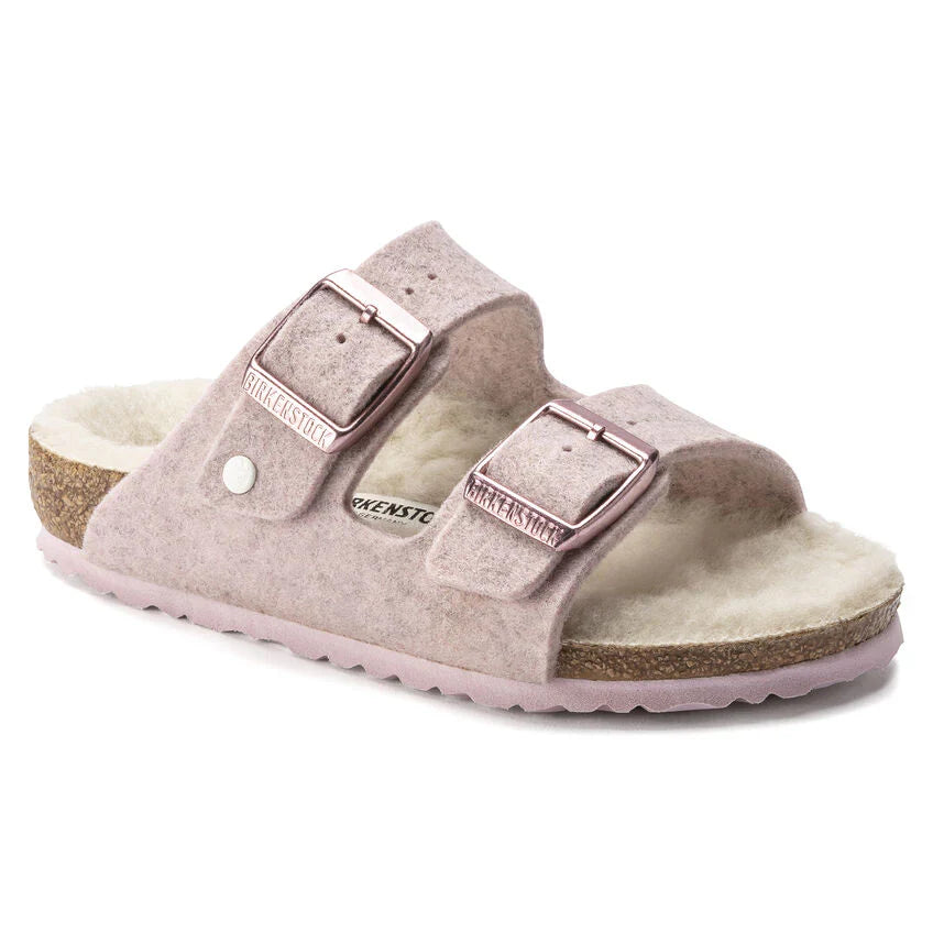 Birkenstock Arizona Kids Wool Soft Pink