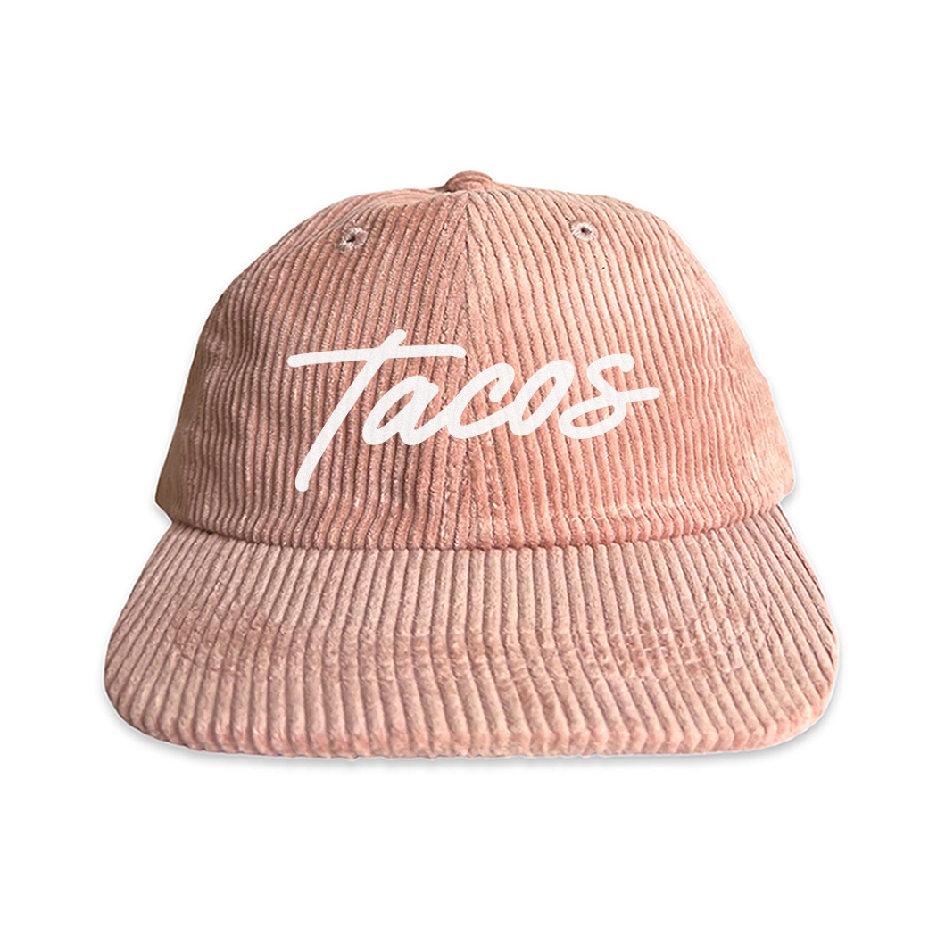 Frankie Jean Tacos Cursive Corduroy Cap
