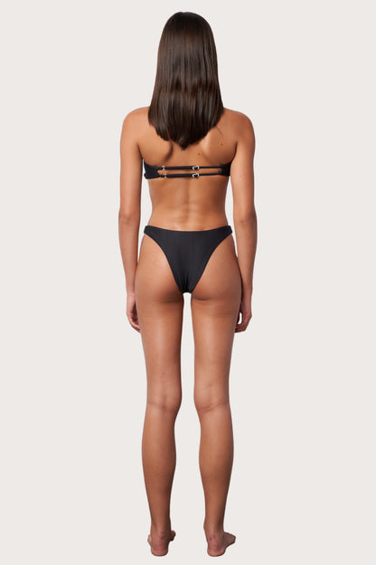 High Hip Bikini Bottom - Moonless Night Wave