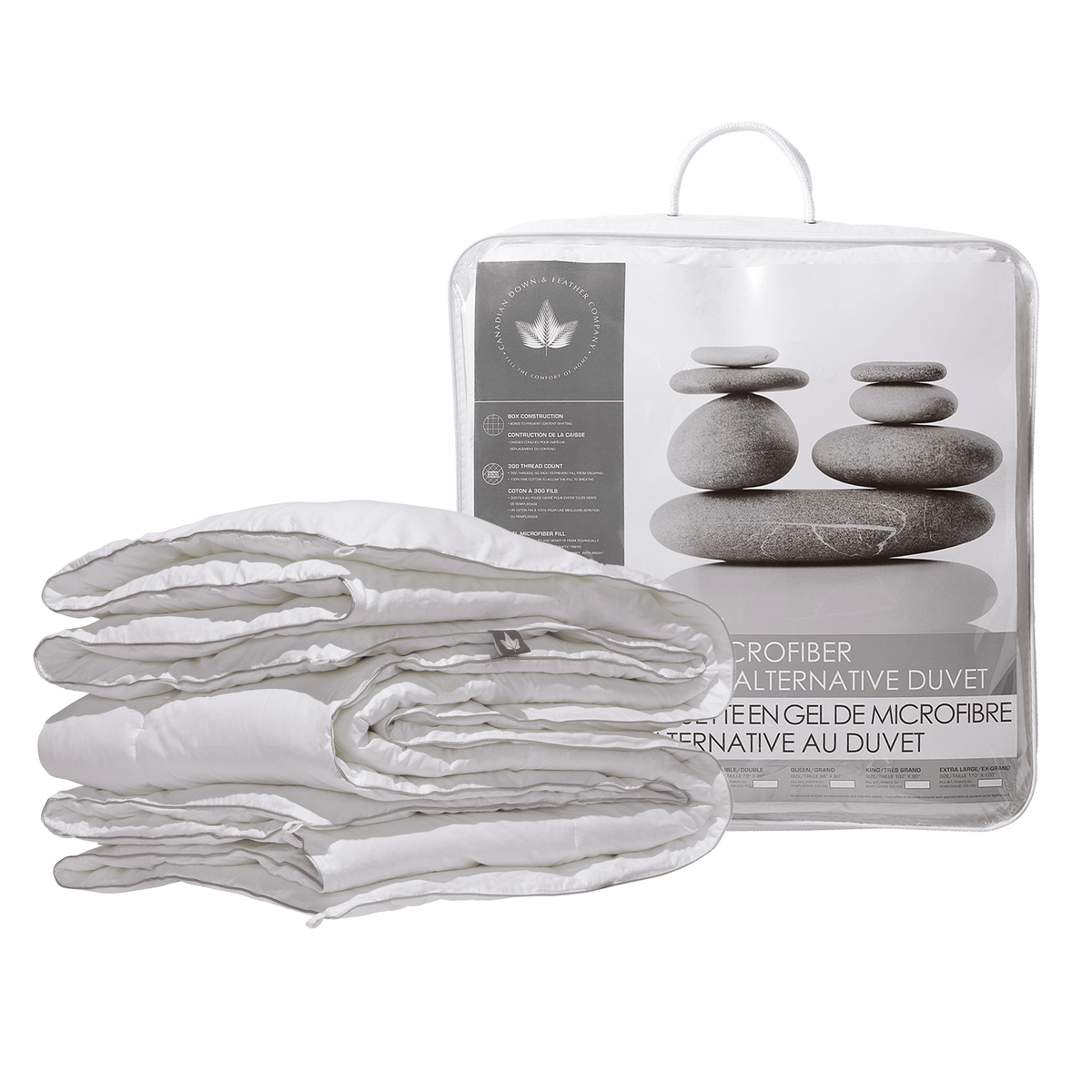 Canadian Down & Feather Company Gel Microfiber Down Alternative Comforter, All Season Weight