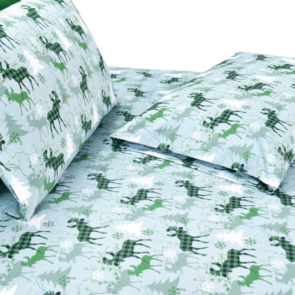 Elegant Comfort 6-Piece Christmas & Holiday Sheet Set - Soft as a Hotel Premium Quality