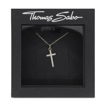 Thomas Sabo Silver Cross Necklace SCKE150301