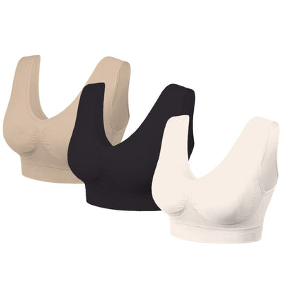 Extreme Fit 3 Pack Seamless Lightweight Comfort Bras