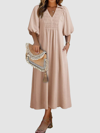 Women's Summer Flowy A-Line Maxi Dress