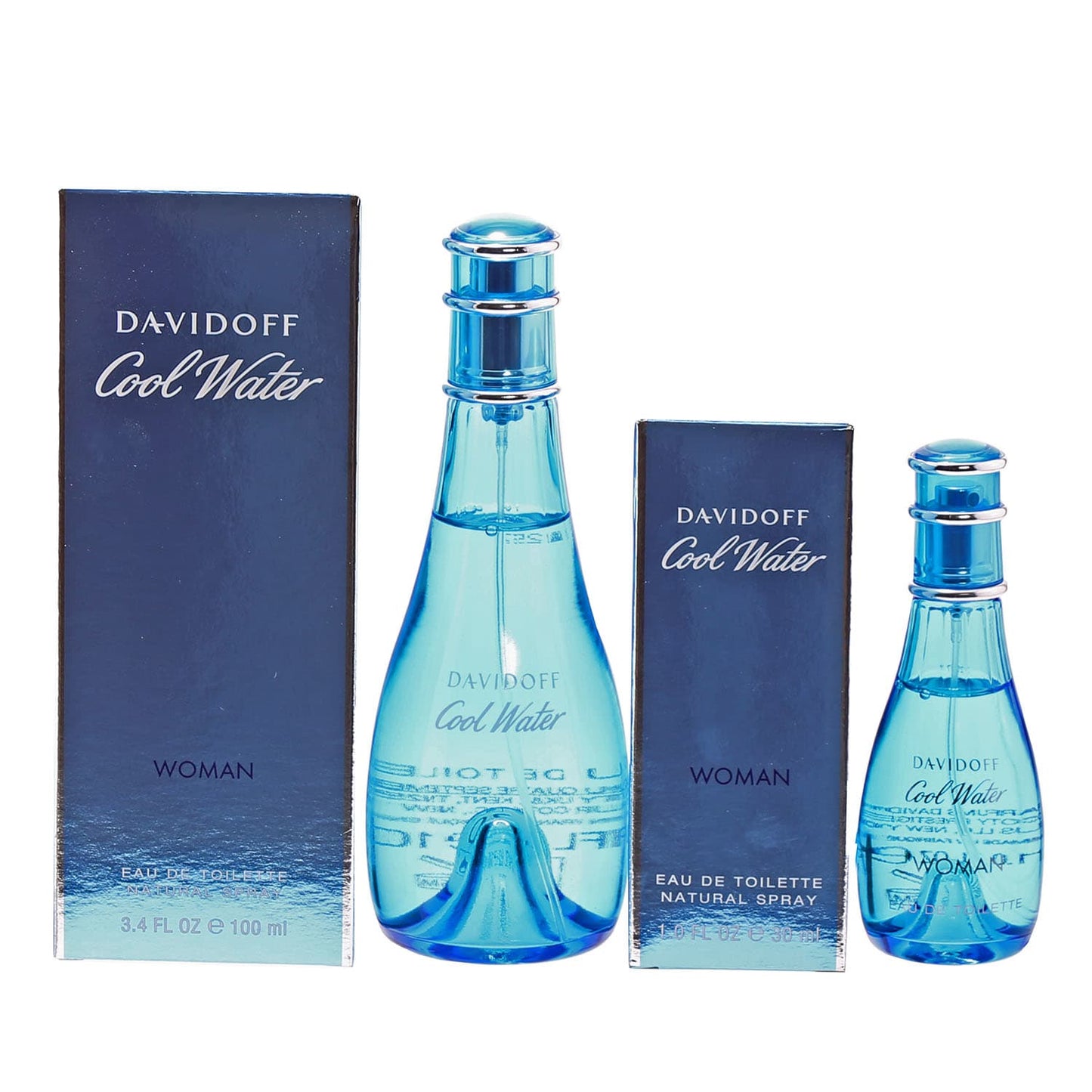 Davidoff Cool Water DUO 3.3 Oz / 1 Oz EDT