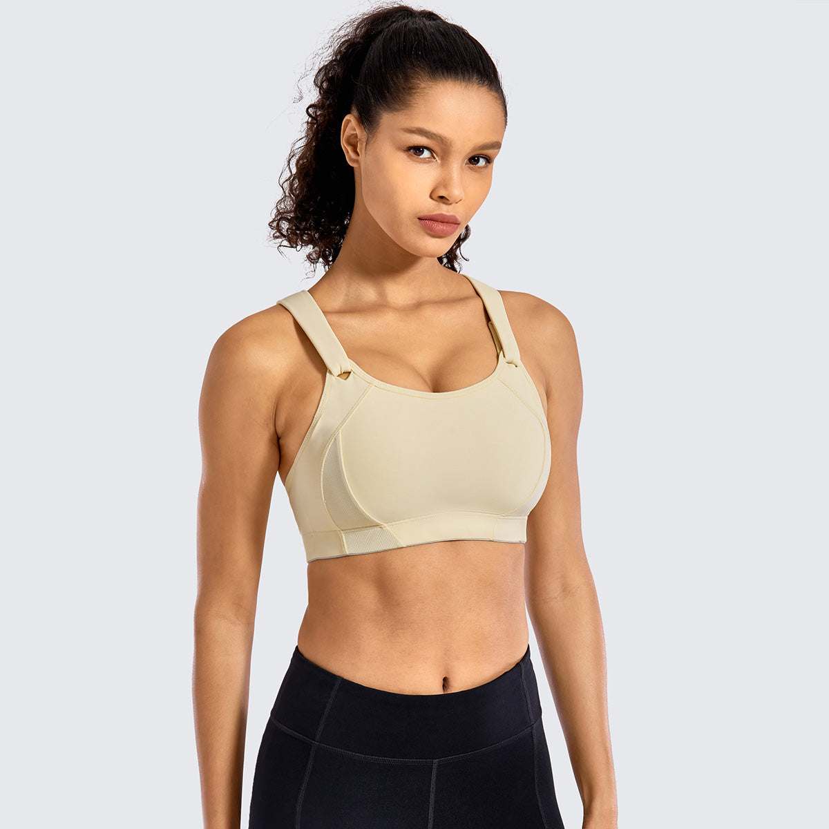 High Impact Lightly Padded Wireless Active Bra