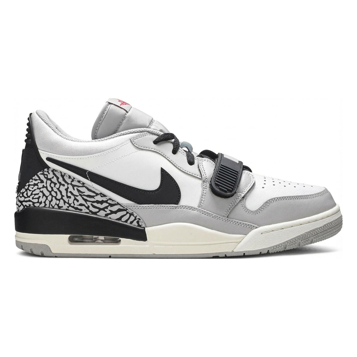 Air Jordan Men's Legacy 312 Low 'Tech Grey Fire Red Black' Sneakers