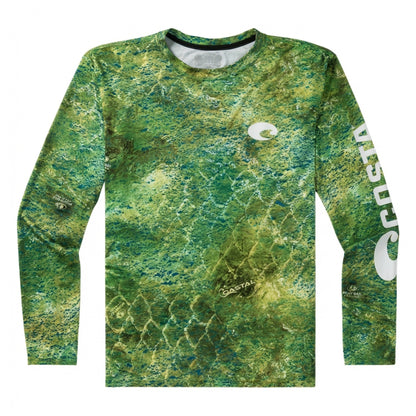 Costa Men's Tech Mossy Oak Coastal Crew