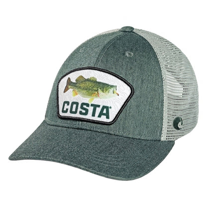 Costa Men's Xl Fit Trucker Patch Bass Hats