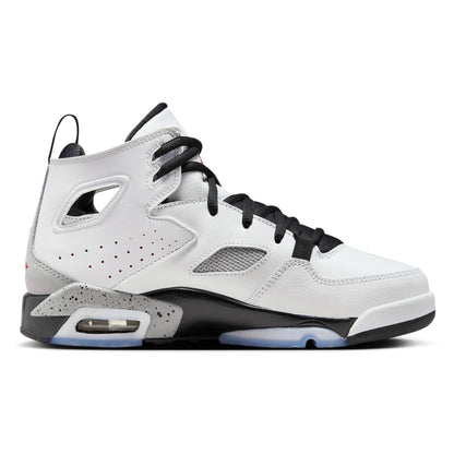 Air Jordan Grade School Flight Club 91 Gs 'White Metallic Silver' Sneakers