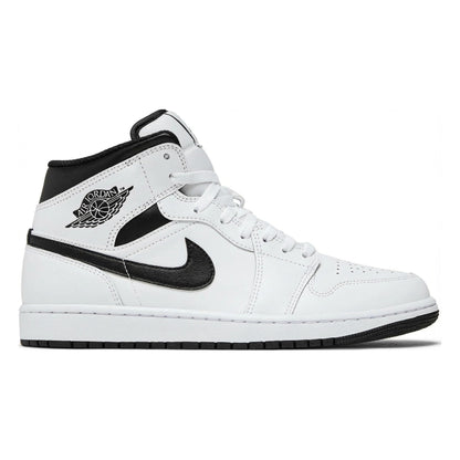 Air Jordan Men's Retro 1 Mid 'Reverse Panda' Sneakers