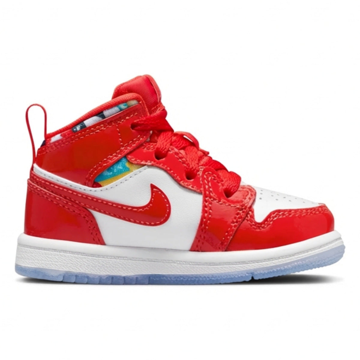 Air Jordan Toddlers Retro 1 Mid Td 'Barcelona Sweater' Sneakers