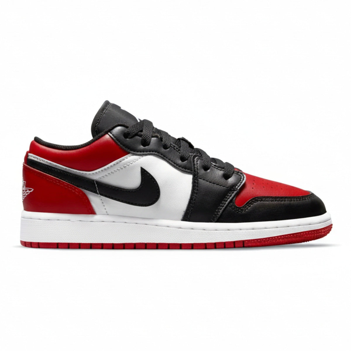 Air Jordan Grade School Retro 1 Low Gs 'Bred Toe' Athletic Shoes