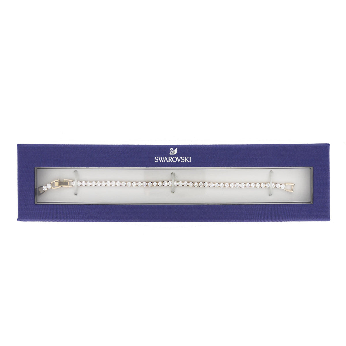 Swarovski Rose Gold Plated White Tennis Bracelet 5492235