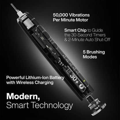 AquaSonic Elite - Ultra-Whitening Rechargeable Toothbrush