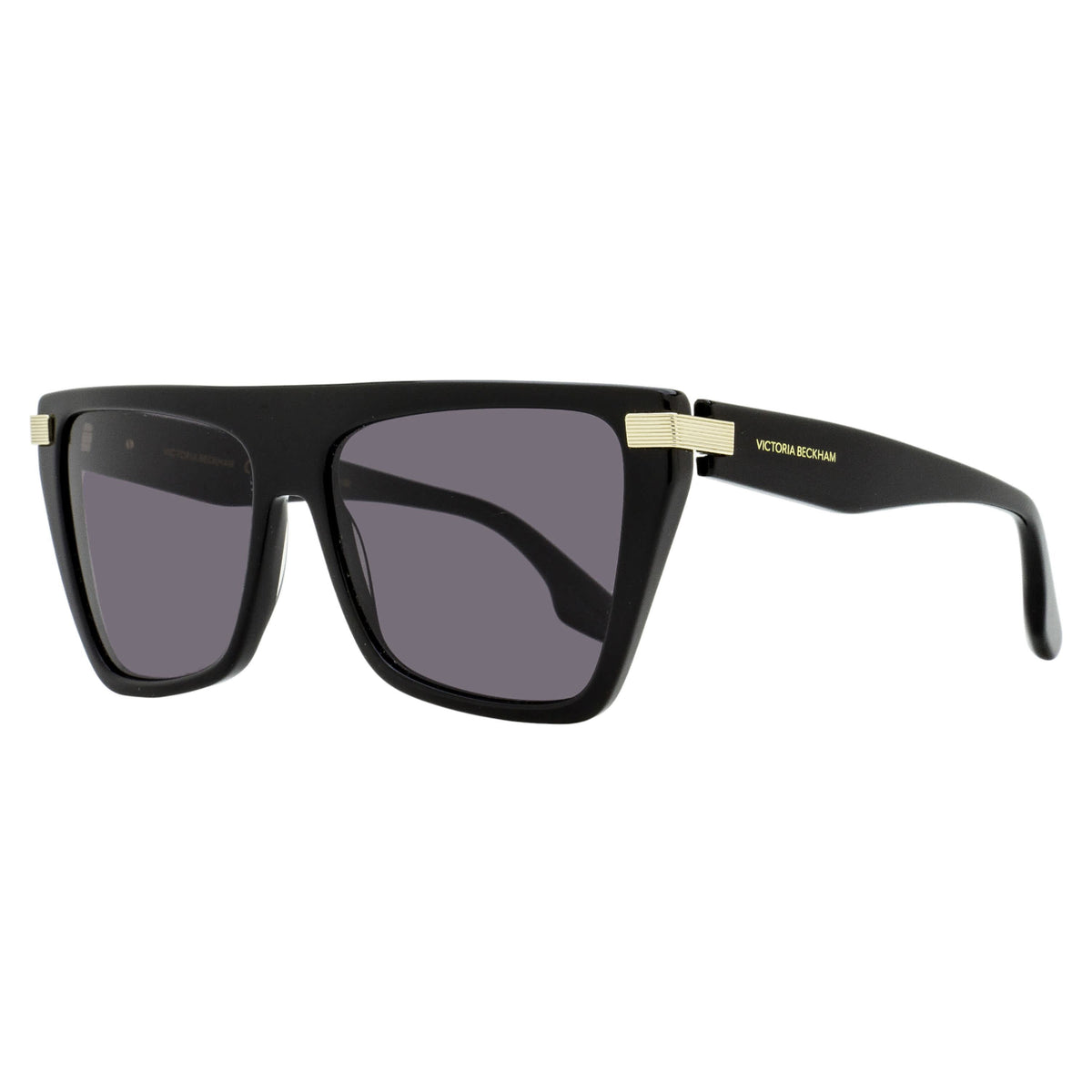 Victoria Beckham Tapered Rectangle Sunglasses VB684S 001 Black 57mm