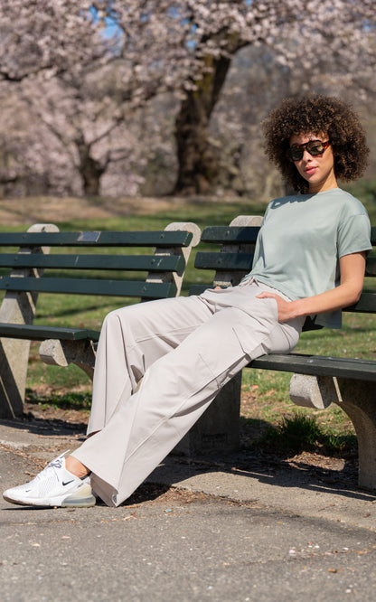 90 Degree by Reflex Lightstreme Wide Leg Cargo Pocket Pant