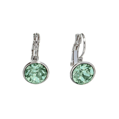 Classic Leverback Earrings with Sparkling Swarovski Crystals by callura
