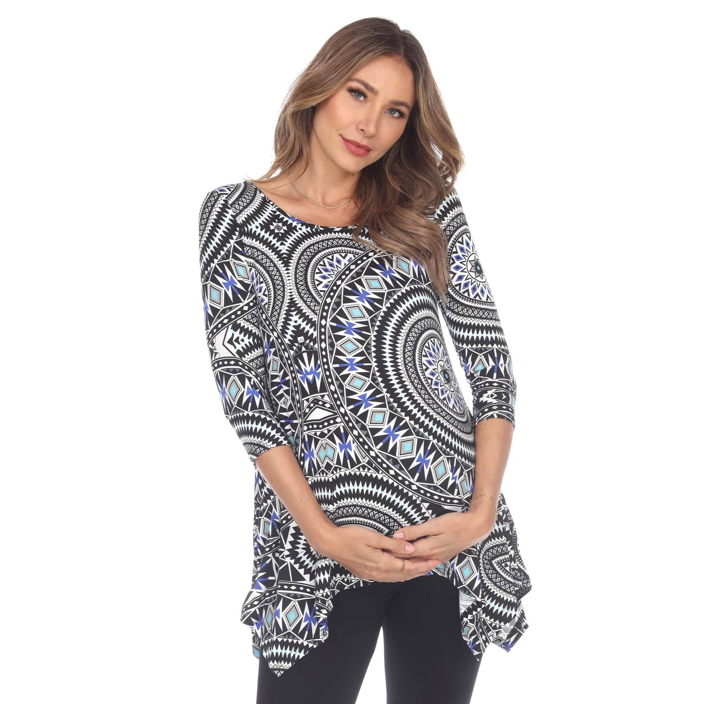 White Mark Maternity Plus Maji Tunic