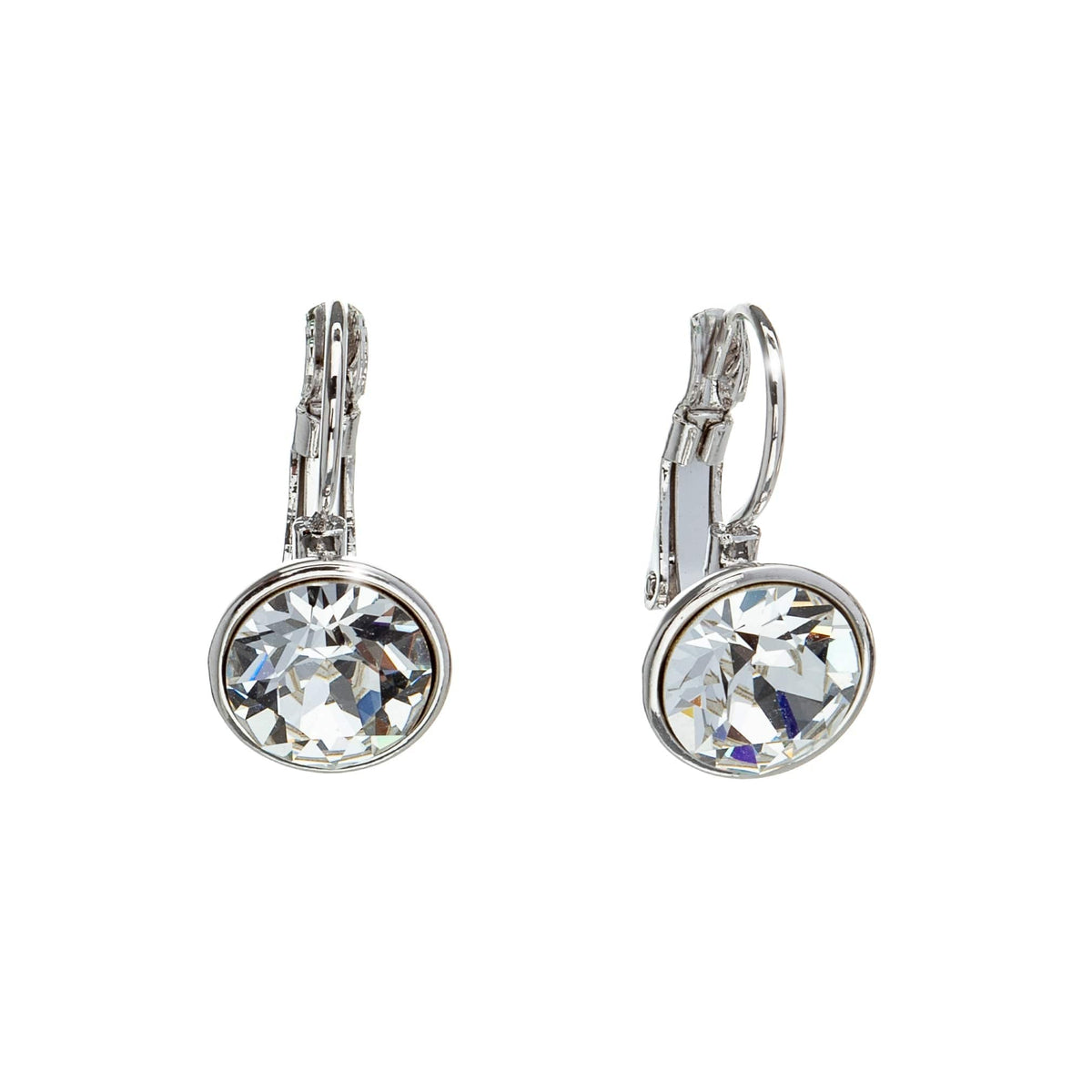 Classic Leverback Earrings with Sparkling Swarovski Crystals by callura