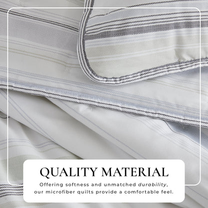 Dot Stitched Quilt Set - Dot-Hemmed Collection
