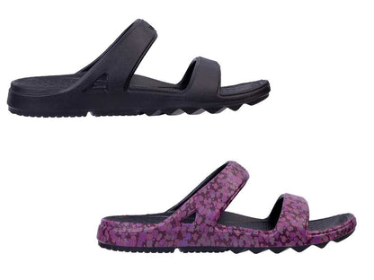 Fusion Slim Splash Orthotic 2-Pack Slide Sandals - Wide Width