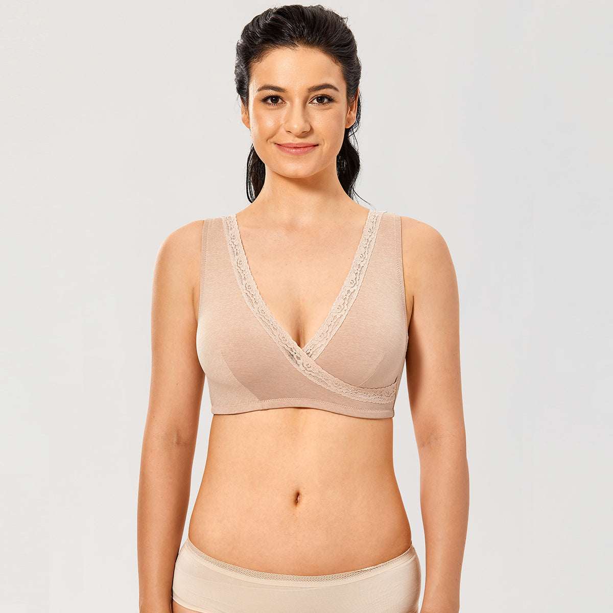 Front Crossover Wireless Nursing Bra