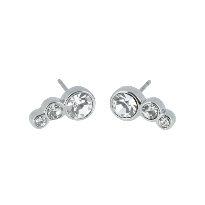 Swarovski Crystal Stud Earrings By Dyrberg/Kern