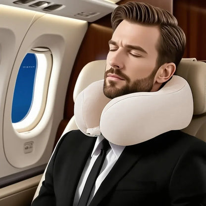 Ergonomic Double Peak U Neck Pillow