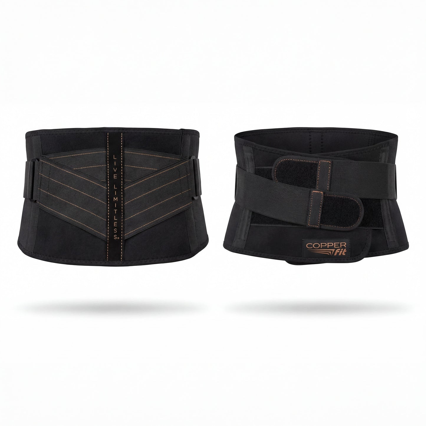 Copper Fit Rapid Relief Back Support Brace with Hot & Cold Therapy Adjustable